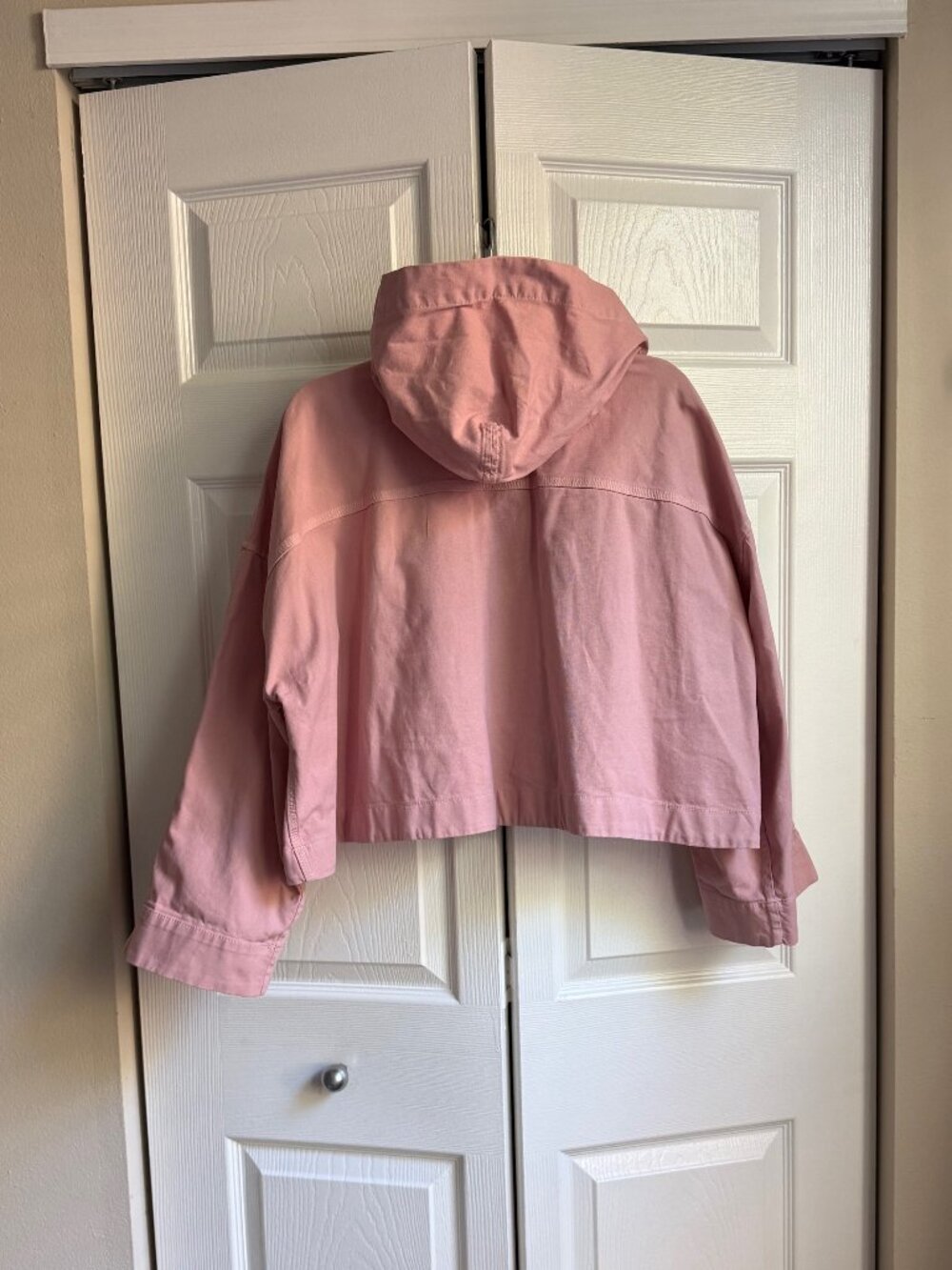 Cropped oversized jacket - Picture 8 of 14